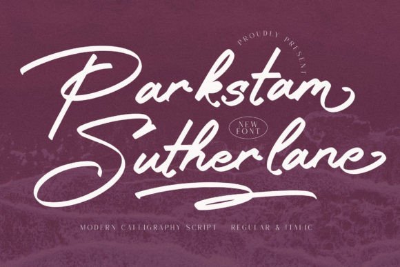 Parkstam Sutherlane Font - Featured Image
