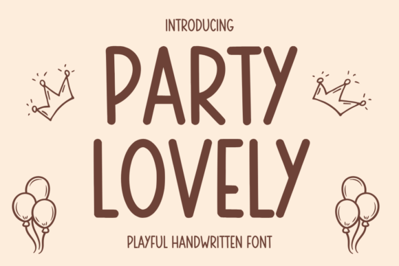 Party Lovely Font - Featured Image