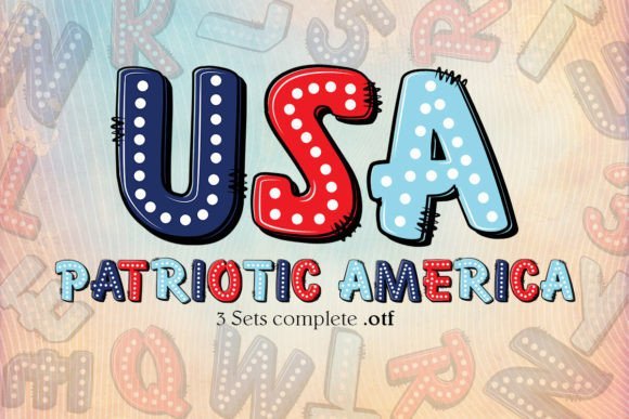 Patriotic America Font - Featured Image