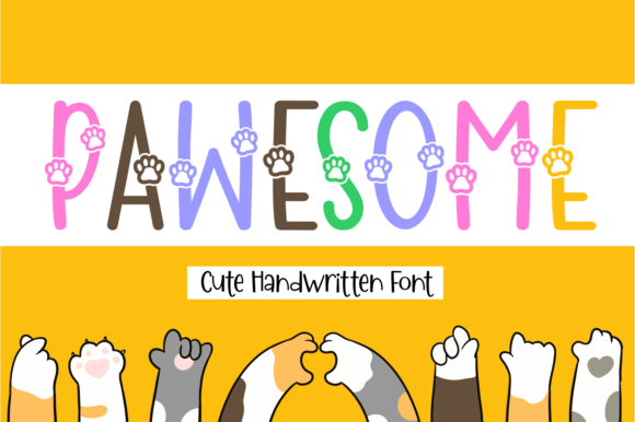 Pawesome Font - Featured Image