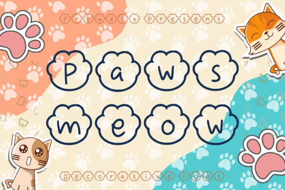 Paws Meow Font - Featured Image
