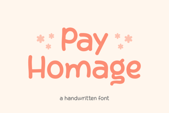 Pay Homage Font - Featured Image