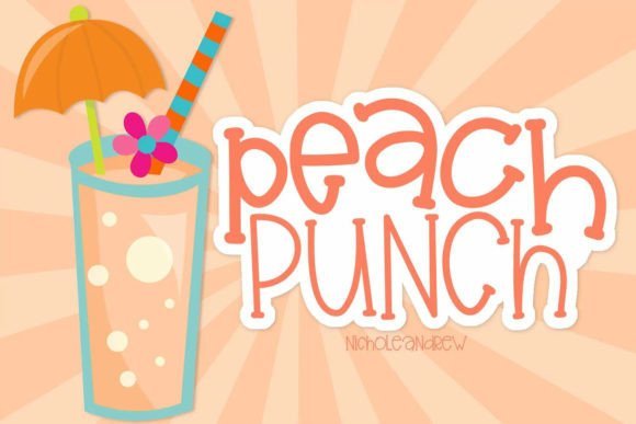 Peach Punch Font - Featured Image