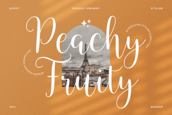 Peachy Fruity Font - Featured Image