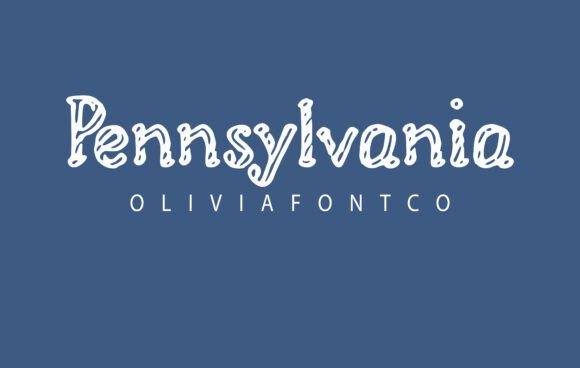 Pennsylvania Font - Featured Image