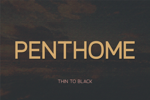 Penthome Font - Featured Image