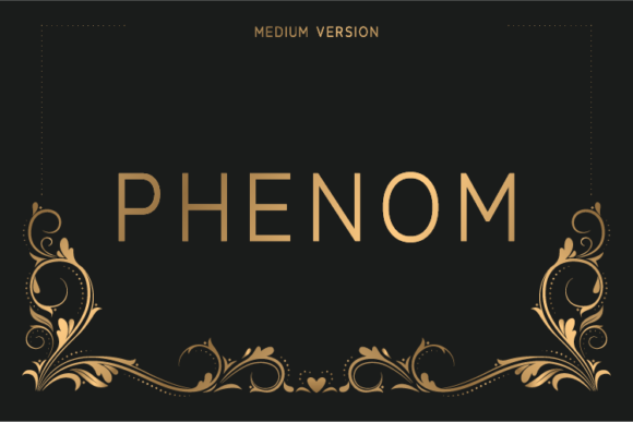 Phenom Medium Font - Featured Image