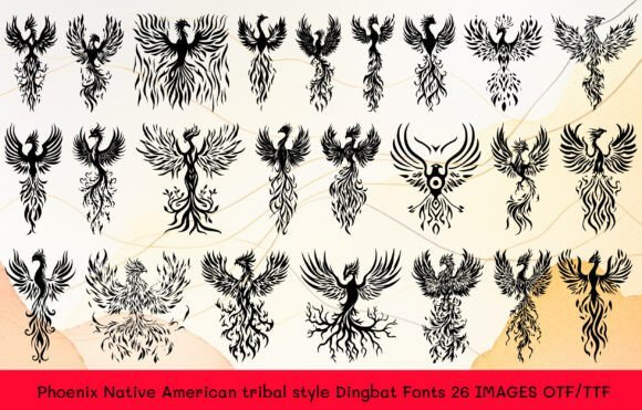 Phoenix Native American Tribal Font - Featured Image