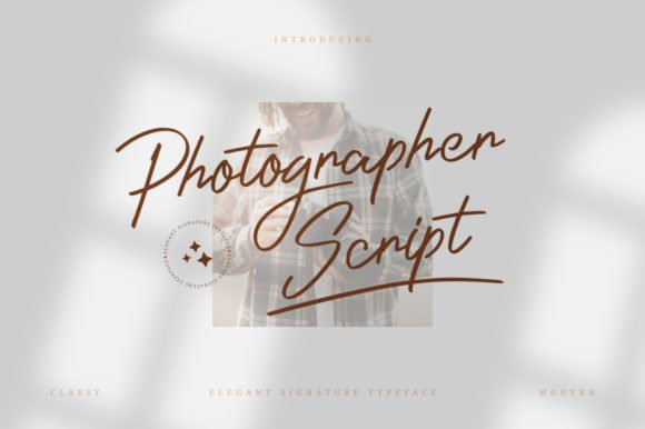 Photographer Script Font - Featured Image