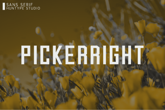Pickerright Font - Featured Image