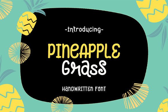 Pineapple Grass Font - Featured Image