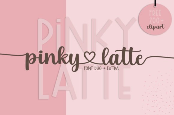 Pinky Latte Font - Featured Image