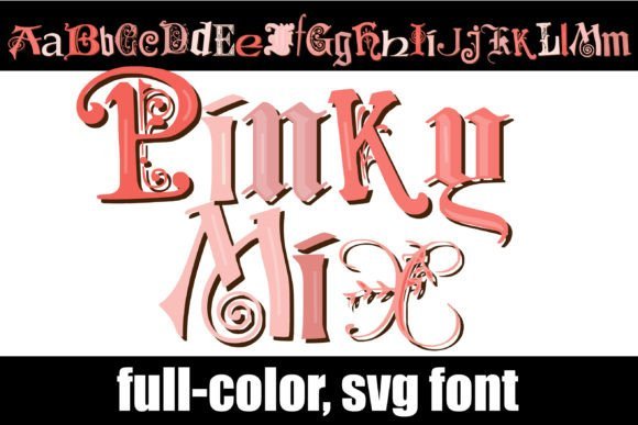 Pinky Mix Font - Featured Image