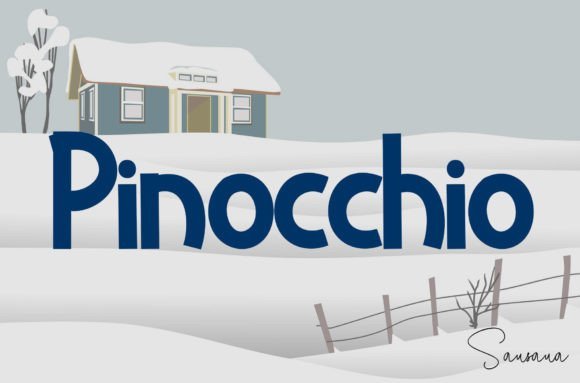 Pinocchio Font - Featured Image