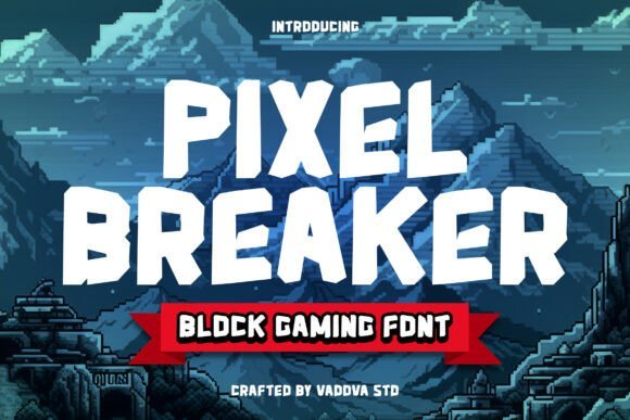 Pixel Breaker Font - Featured Image
