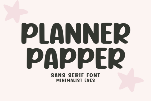 Planner Papper Font - Featured Image