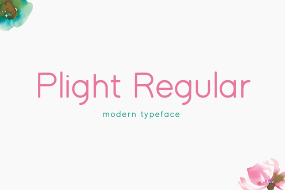 Plight Regular Font - Featured Image