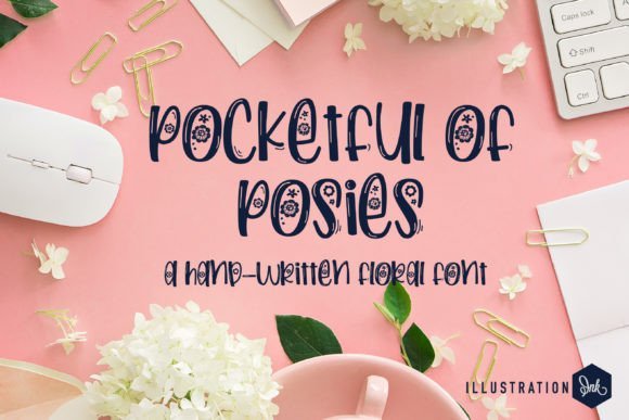 Pocketful of Posies Font - Featured Image