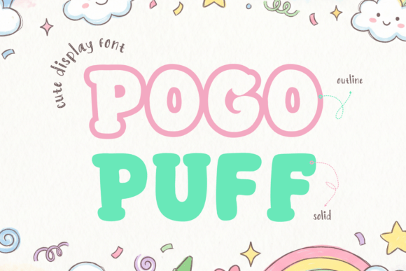 Pogo Puff Font - Featured Image