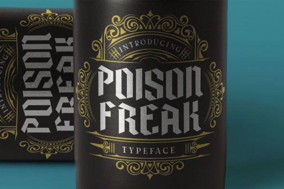 Poison Freak Font - Featured Image