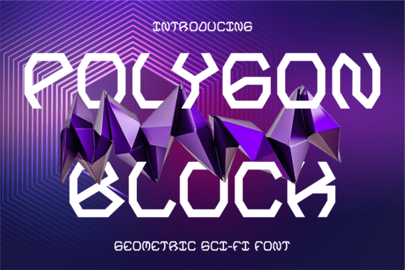 Polygon Block Font - Featured Image