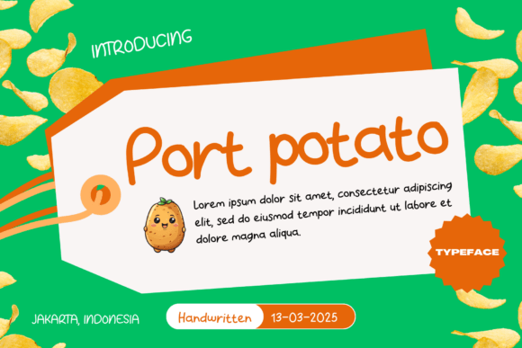 Port Potato Font - Featured Image