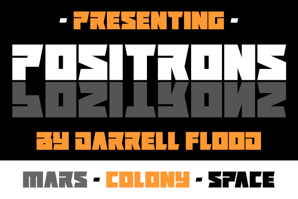 Positrons Font - Featured Image