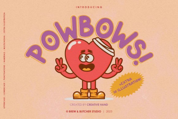 Powbows Font - Featured Image