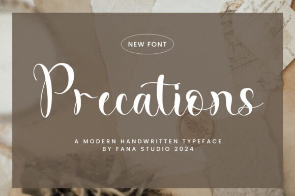 Precations Font - Featured Image