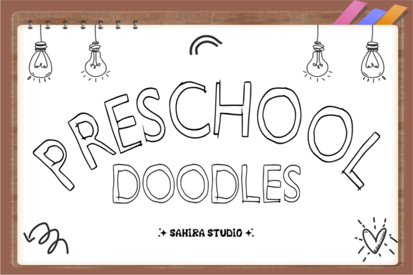 Preschool Doodles Font - Featured Image