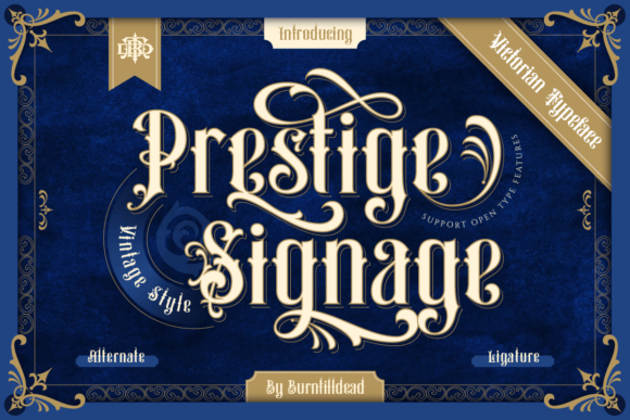 Prestige Signage Font - Featured Image