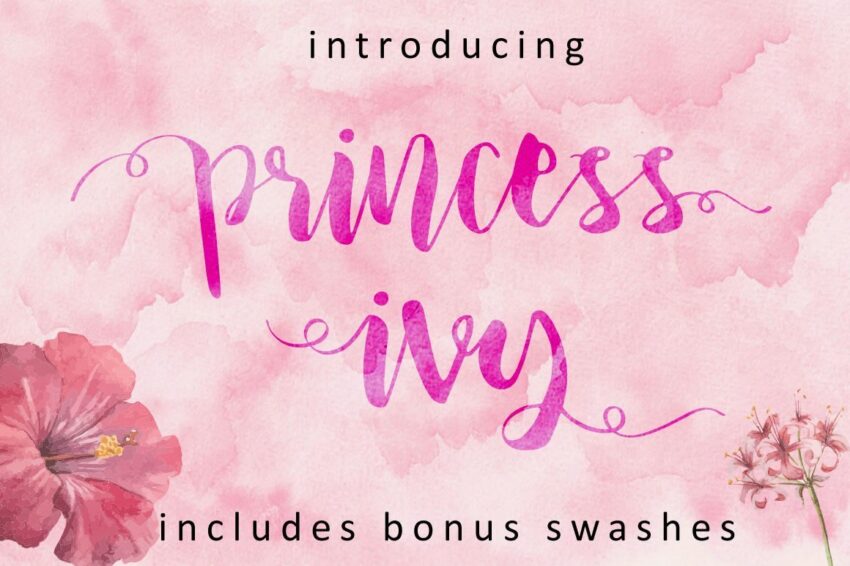 Princess Ivy Font - Featured Image