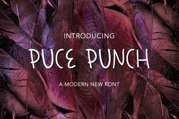 Puce Punch Font - Featured Image