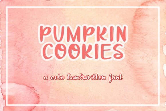 Pumpkin Cookies Font - Featured Image
