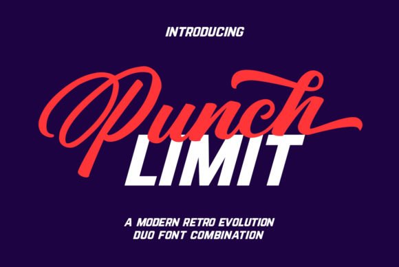 Punch Limit Duo Font - Featured Image