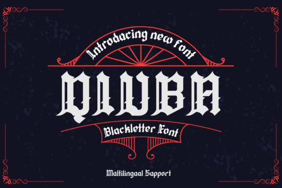 Qiuba Font - Featured Image