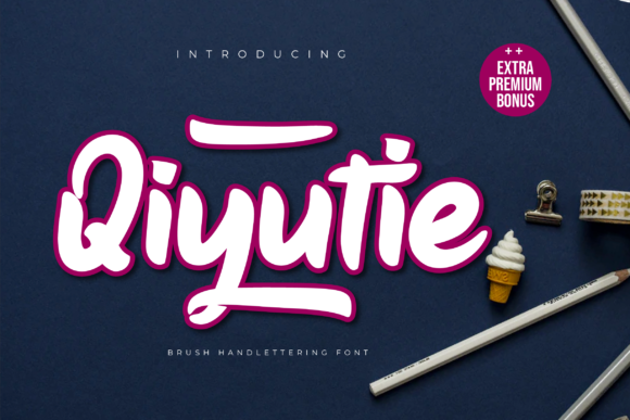 Qiyutie Font - Featured Image