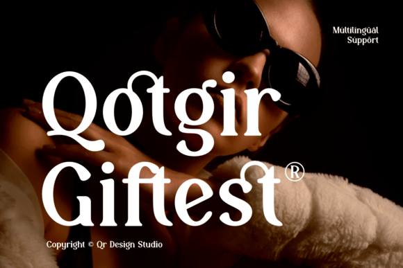 Qotgir Giftest Font - Featured Image