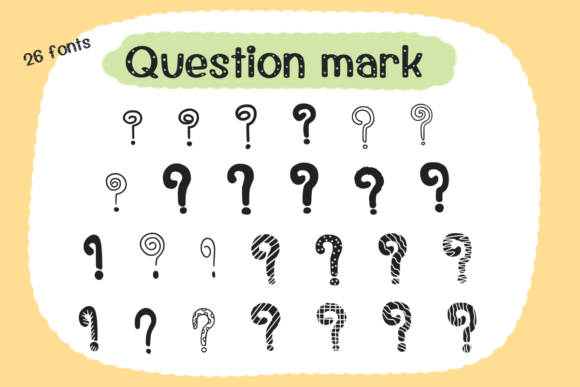 Question Mark Font - Featured Image