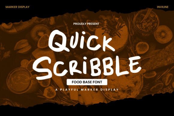 Quick Scribble Font - Featured Image