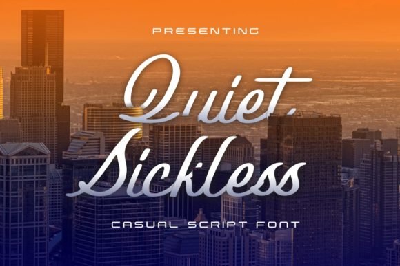 Quiet Sickless Font - Featured Image