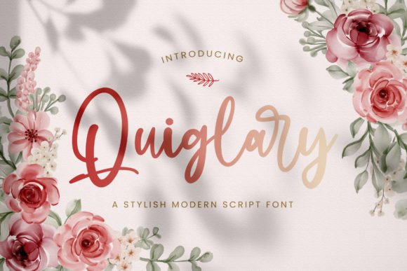 Quiglary Font - Featured Image