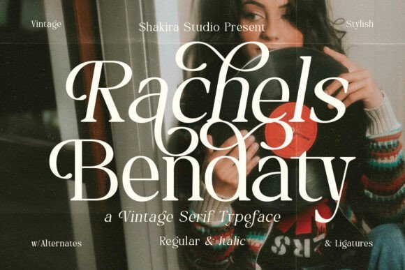 Rachels Bendaty Font - Featured Image