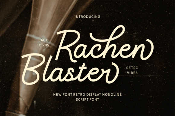 Rachen Blaster Font - Featured Image