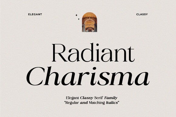 Radiant Charisma Font - Featured Image