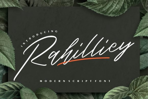 Rahilliey Font - Featured Image