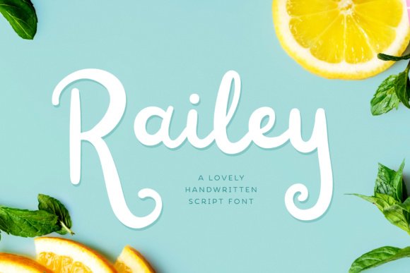 Railey Script Font - Featured Image
