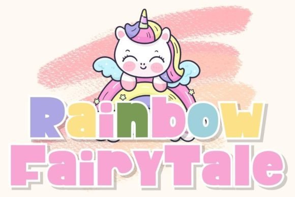 Rainbow Fairytale Font - Featured Image