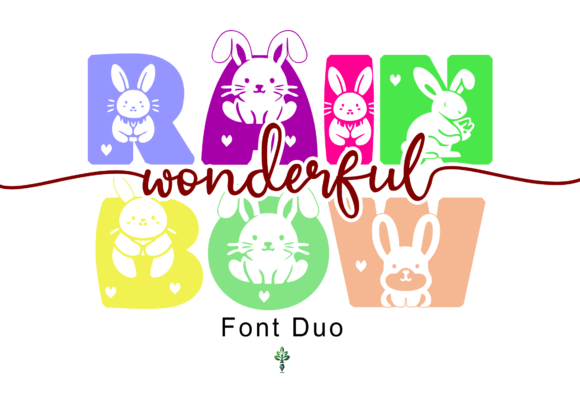 Rainbow Wonderful Font - Featured Image