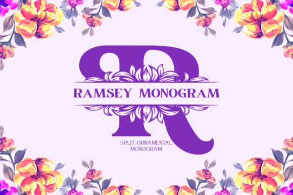 Ramsey Monogram Font - Featured Image